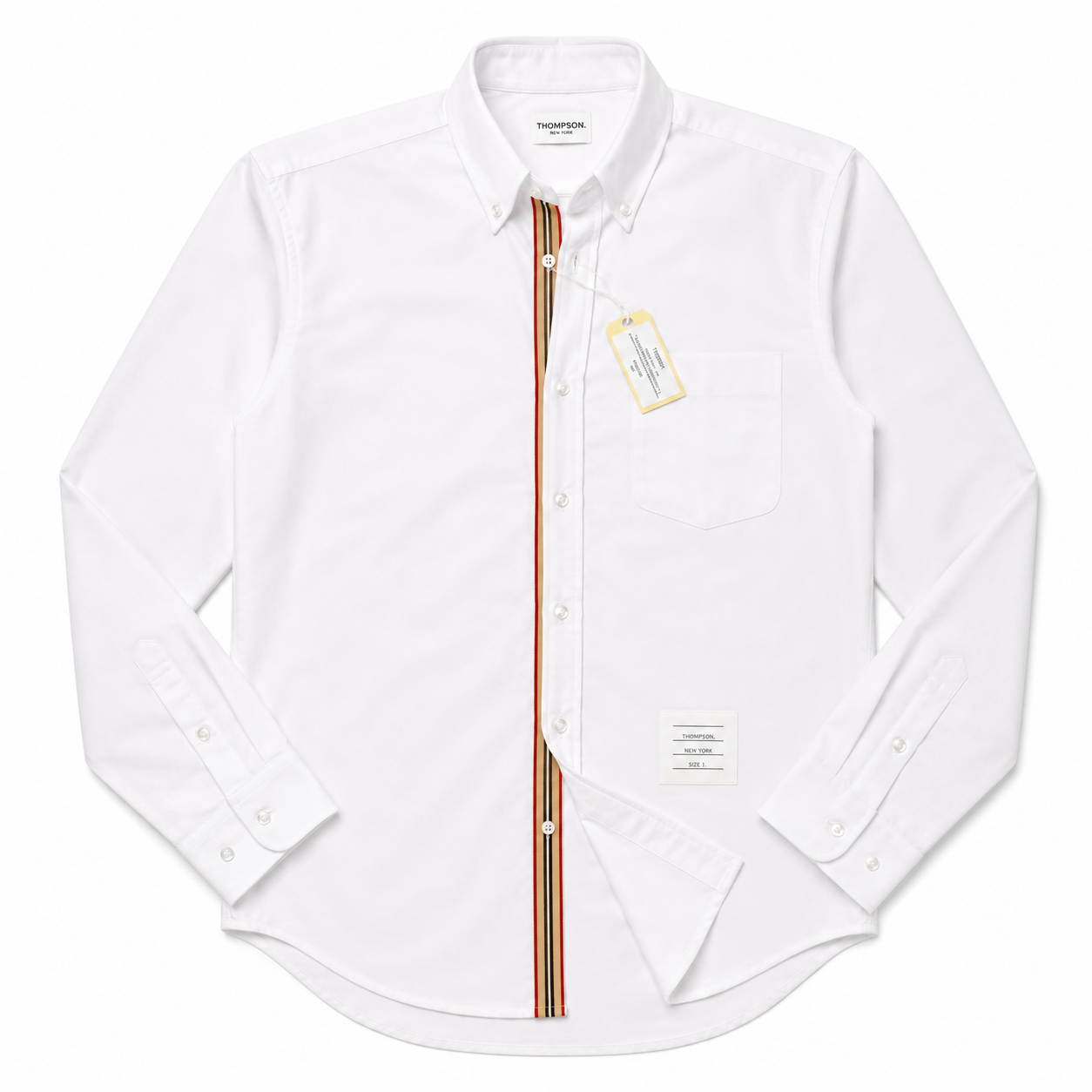 Thom Brown Oxford Trắng Viền Trong BBR