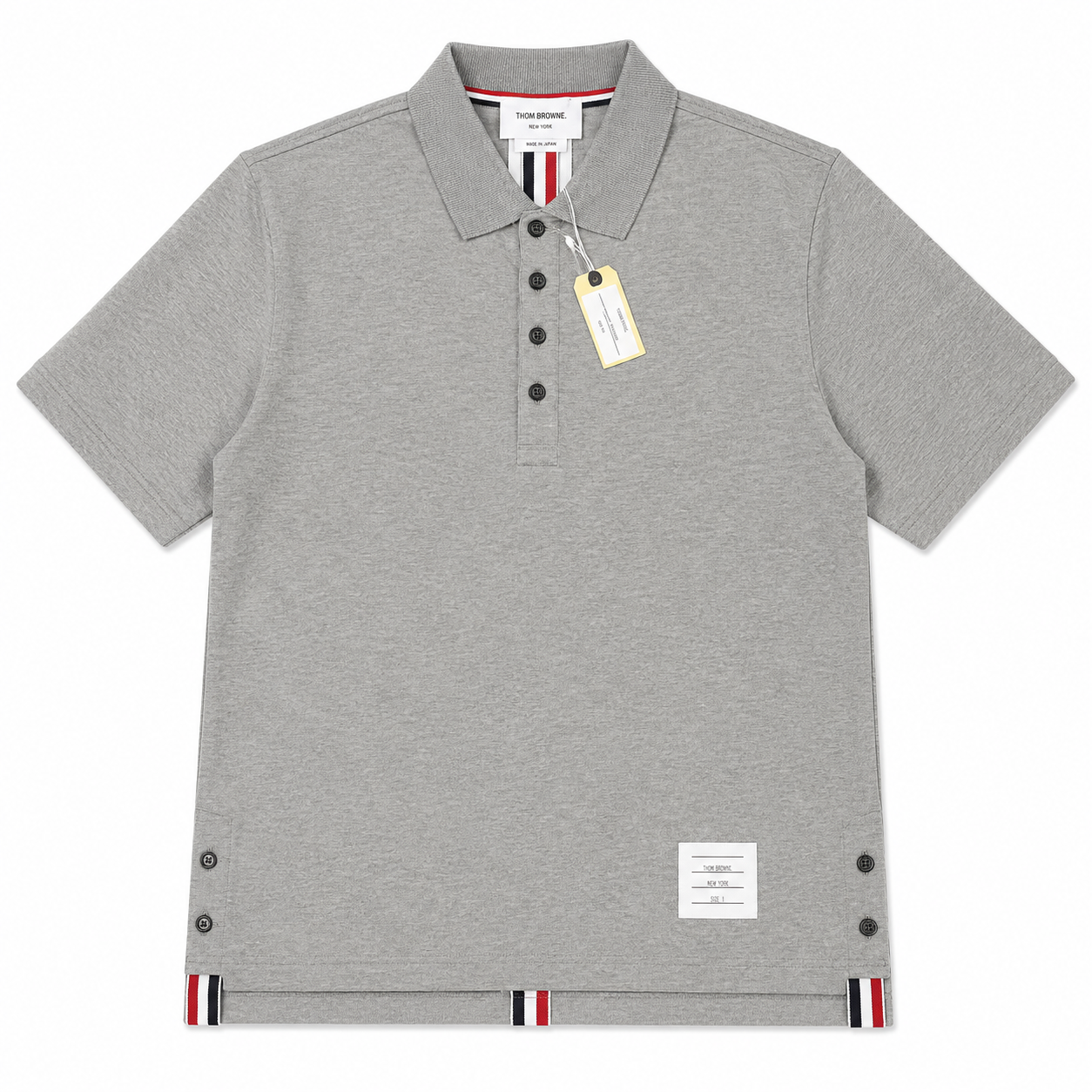 Thom Brown Polo Xám Form Luxury