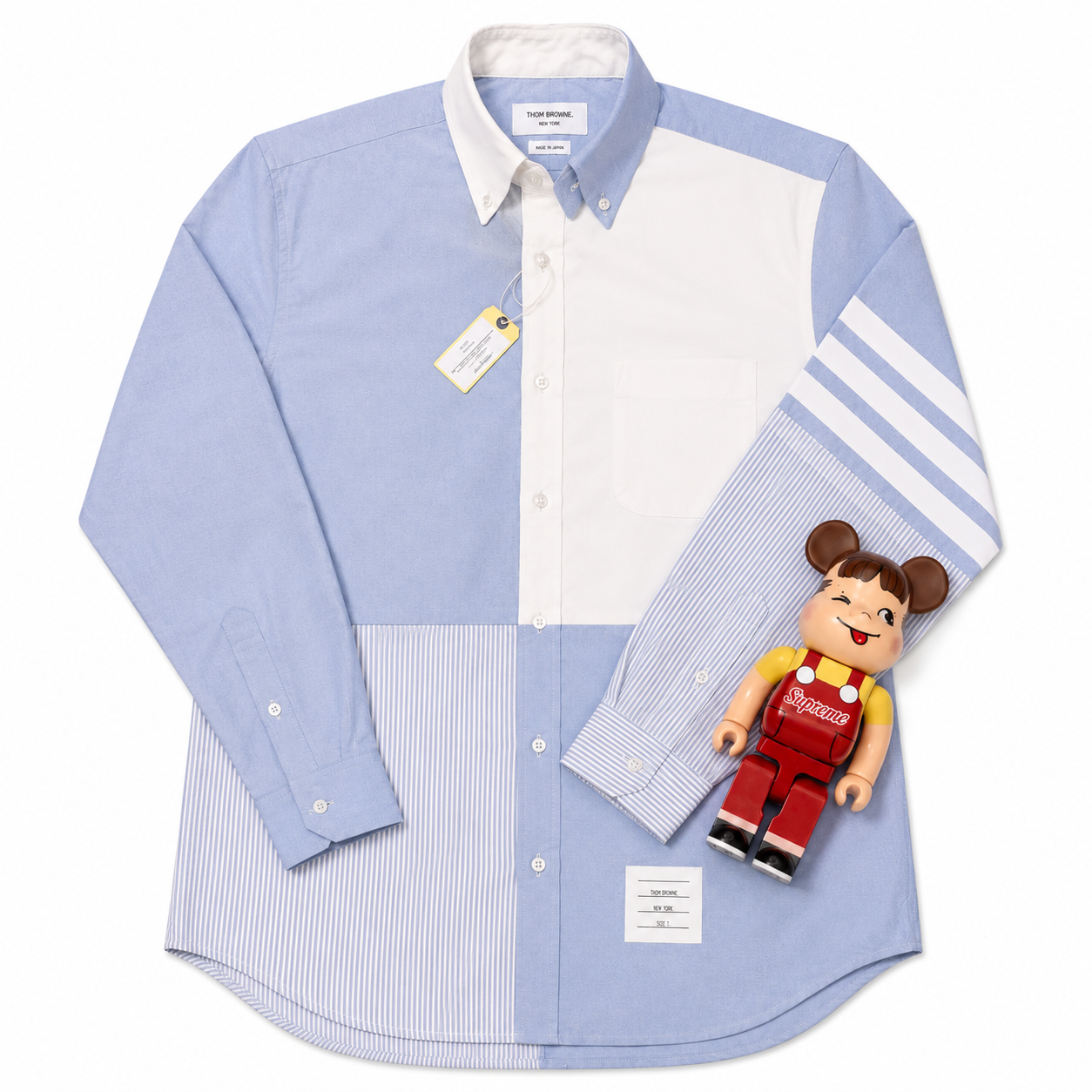 Thom Brown Oxford Patchwork 4 Mảnh Xanh