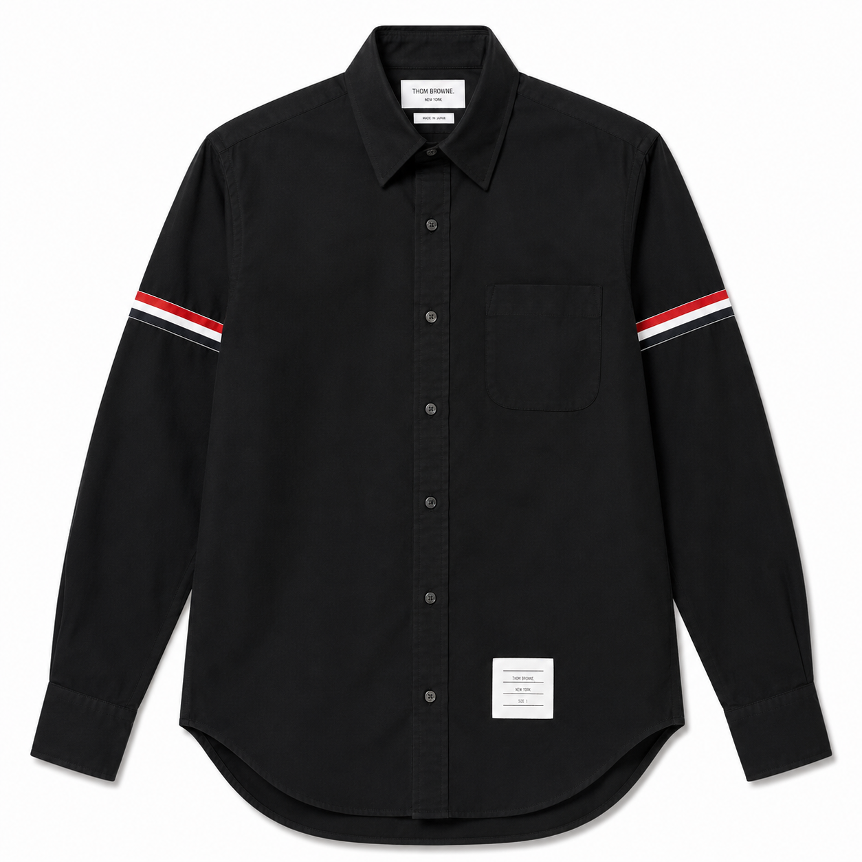 Thom Brown Ford Đen Mềm Mát Cờ Gáy