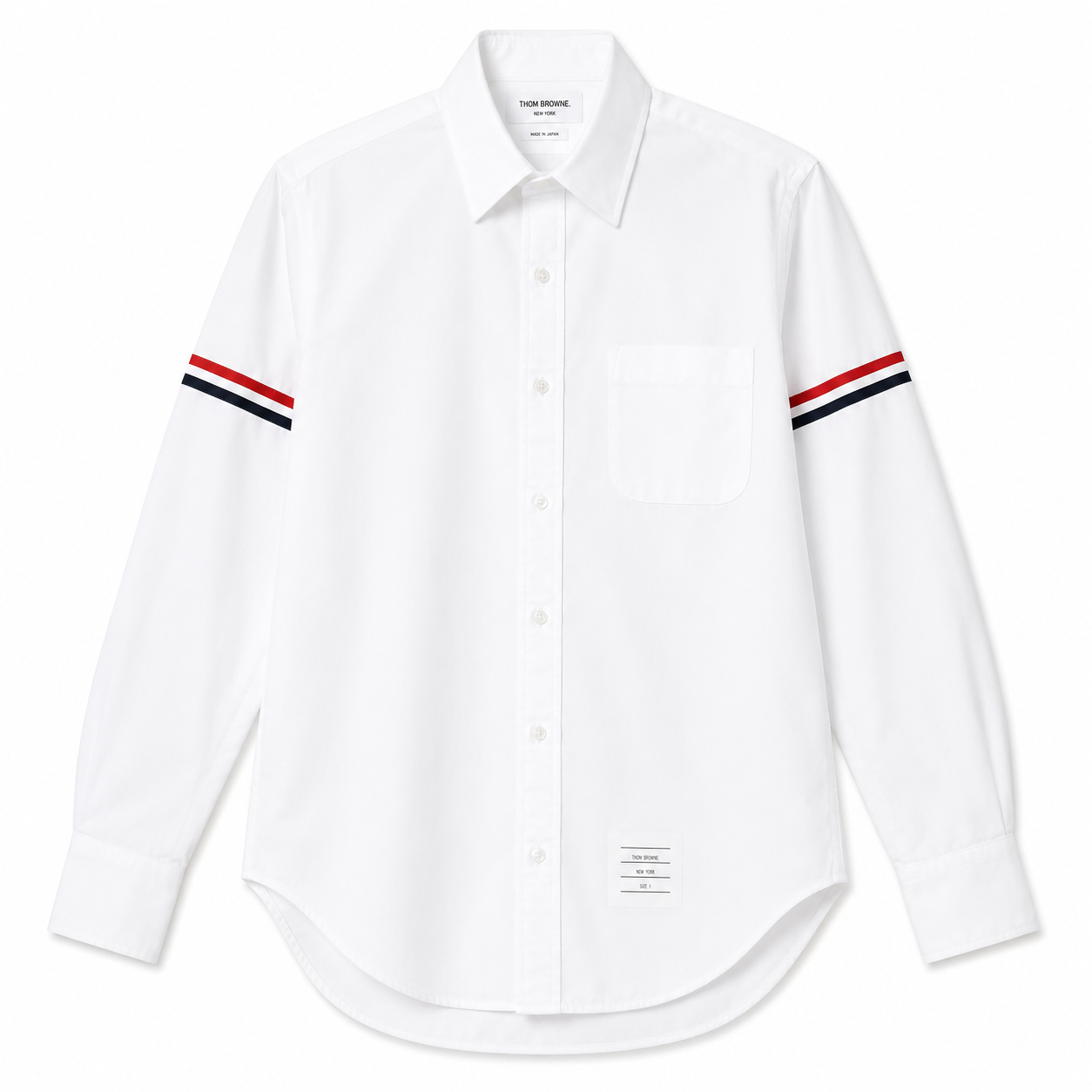 Thom Brown Ford Trắng Mềm Mát Cờ Gáy