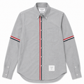 Thom Brown Oxford Xám Viền 2 Tay